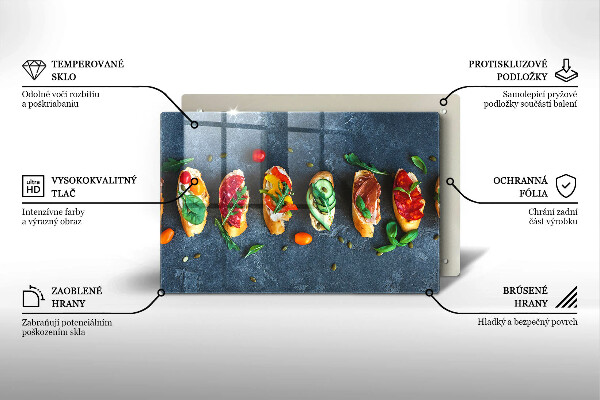 Kokkärlskydd elegant Färgglada smörgåsar