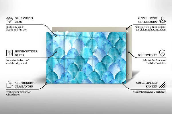 Kokkärlskydd elegant Akvarell skalor