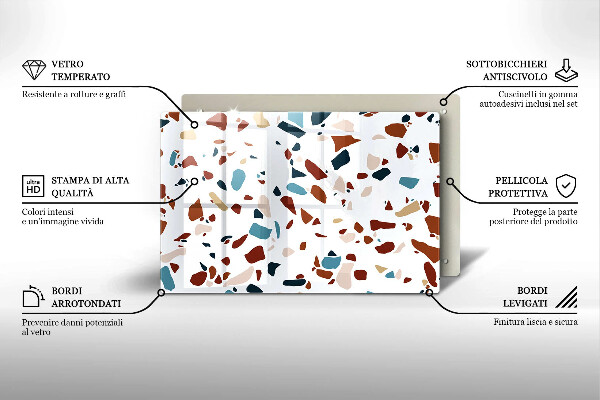 Kokkärlskydd elegant Dekorativ sten