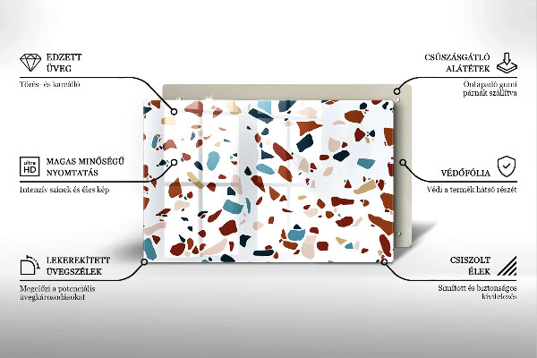 Kokkärlskydd elegant Dekorativ sten