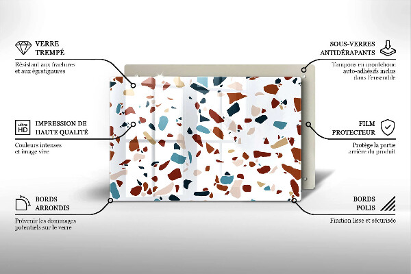 Kokkärlskydd elegant Dekorativ sten