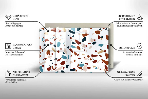 Kokkärlskydd elegant Dekorativ sten