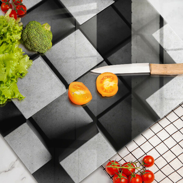 Skydd för induktionsspis elegant 3D geometri bakgrund