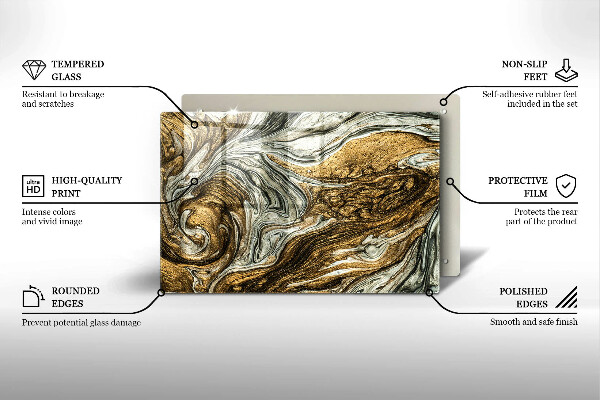 Skydd för induktionsspis elegant Rik abstraktion