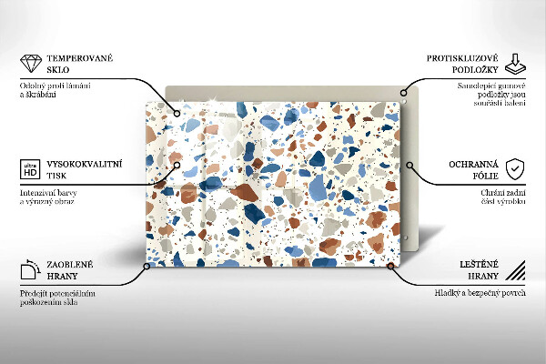 Skydd för induktionsspis elegant Dekorativt stengods