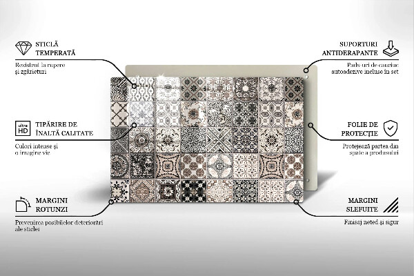 Spisskyddsplatta elegant Dekorativa plattor