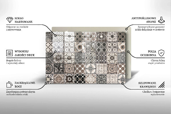 Spisskyddsplatta elegant Dekorativa plattor