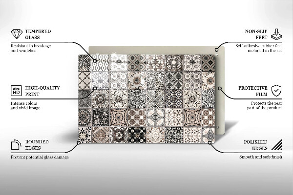 Spisskyddsplatta elegant Dekorativa plattor