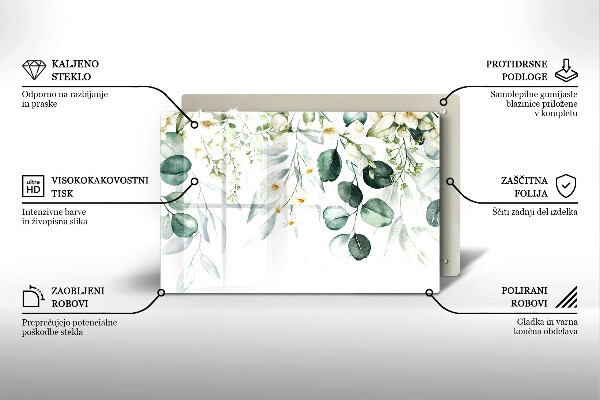 Kokkärlskydd elegant Akvarellväxter