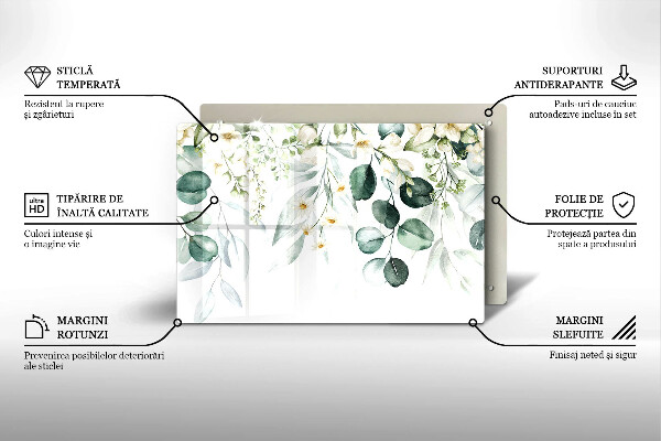 Kokkärlskydd elegant Akvarellväxter