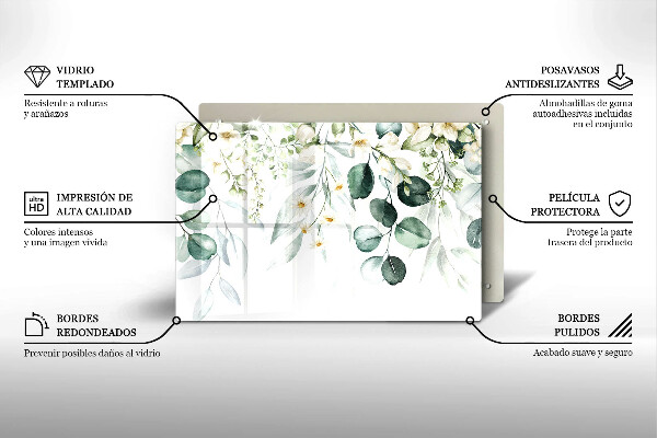 Kokkärlskydd elegant Akvarellväxter