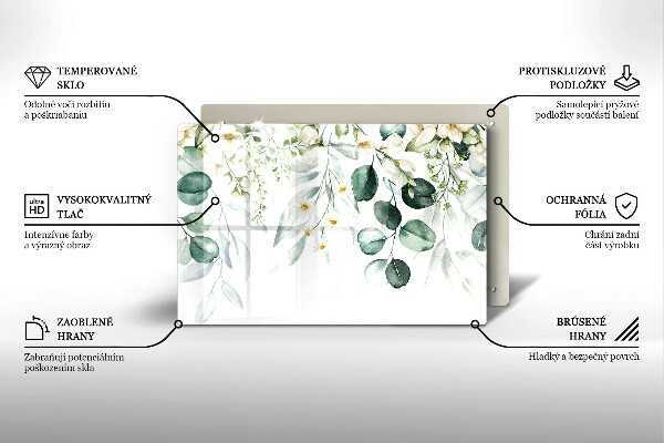 Kokkärlskydd elegant Akvarellväxter