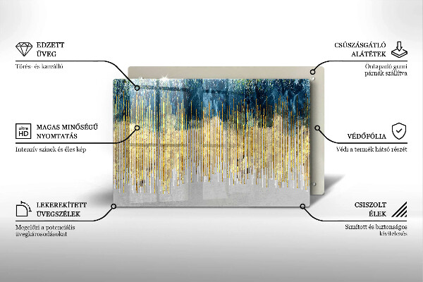 Kokkärlskydd elegant Designer abstraktion