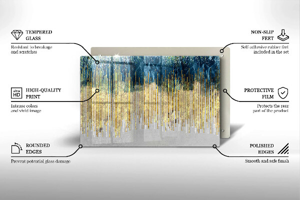 Kokkärlskydd elegant Designer abstraktion