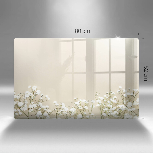 Kokkärlskydd elegant Bohoblommor i gips