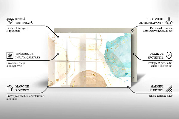 Kokkärlskydd elegant Ljusa boho-former