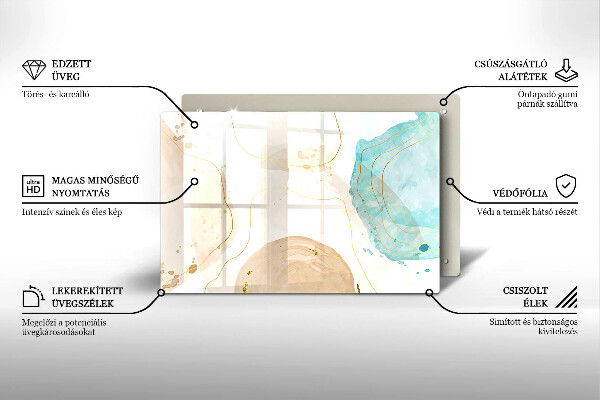 Kokkärlskydd elegant Ljusa boho-former