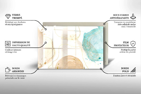 Kokkärlskydd elegant Ljusa boho-former