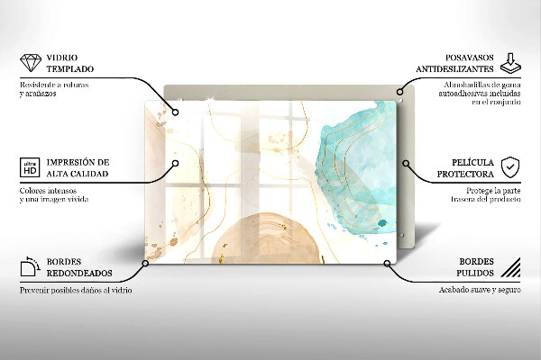 Kokkärlskydd elegant Ljusa boho-former