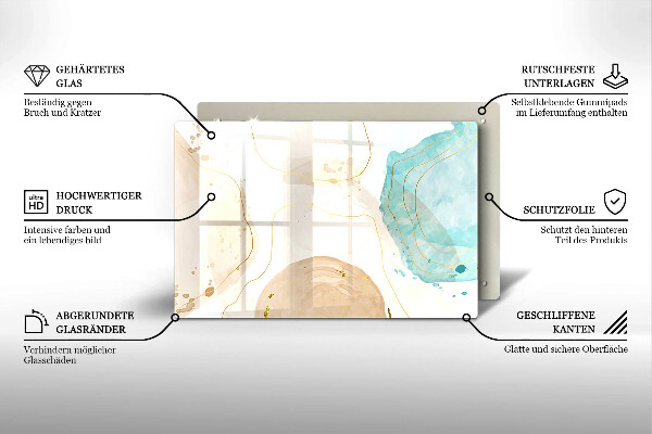 Kokkärlskydd elegant Ljusa boho-former