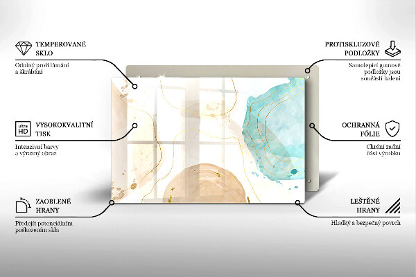 Kokkärlskydd elegant Ljusa boho-former