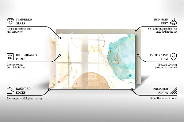 Kokkärlskydd elegant Ljusa boho-former