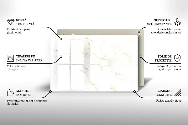 Kokkärlskydd elegant Elegant marmorsten