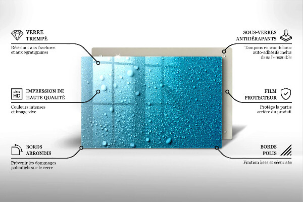 Kokkärlskydd elegant Vattendroppar