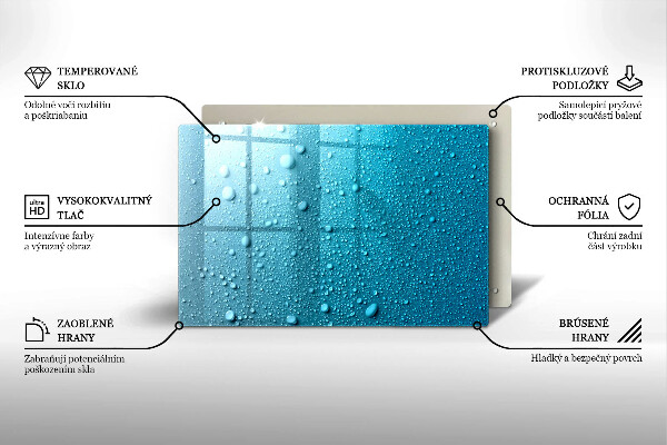 Kokkärlskydd elegant Vattendroppar