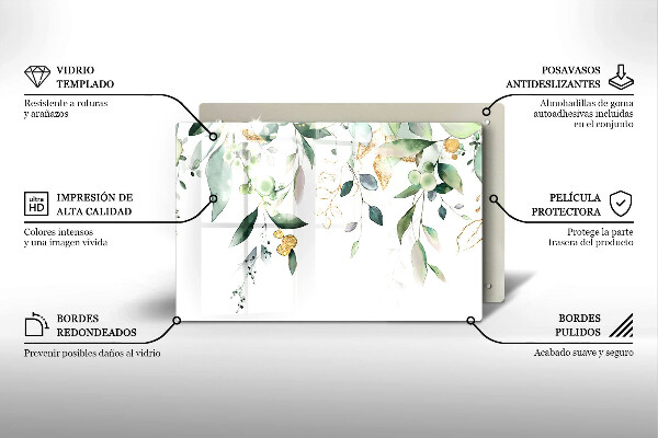 Kokkärlskydd elegant Akvarell blad