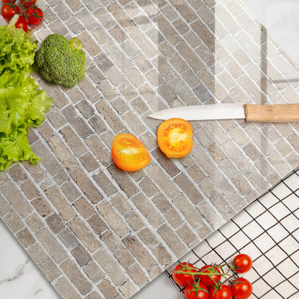 Kokkärlskydd elegant Ljus tegelvägg