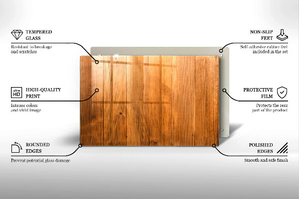 Kokkärlskydd elegant Träskivor