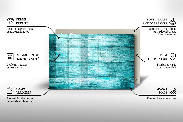 Kokkärlskydd elegant Vintage träskivor