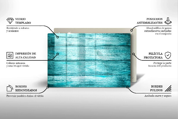 Kokkärlskydd elegant Vintage träskivor