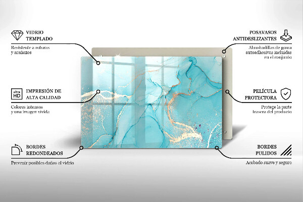 Kokkärlskydd elegant Stenabstraktion