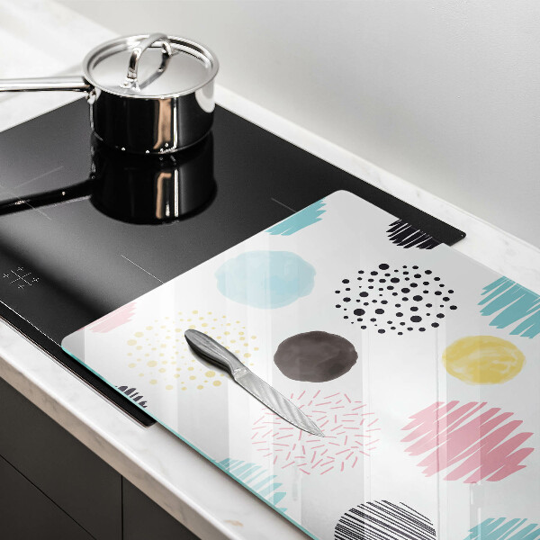 Kokkärlskydd elegant Målade former