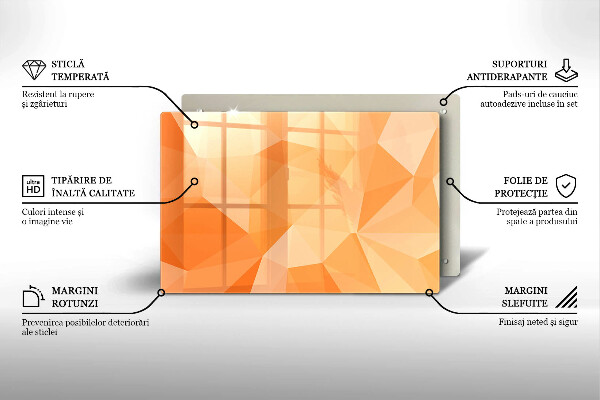 Kokkärlskydd elegant Geometrisk bakgrund
