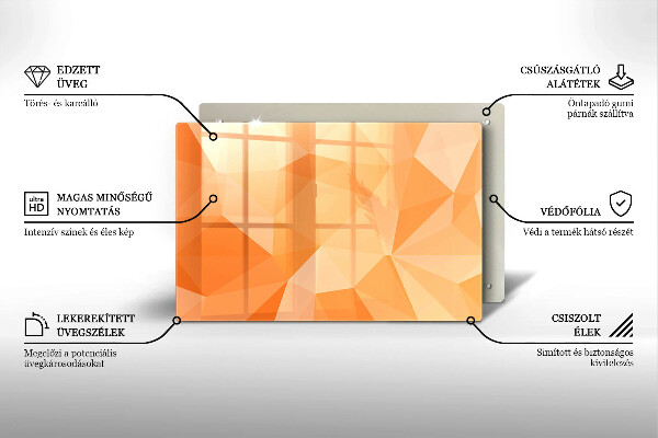 Kokkärlskydd elegant Geometrisk bakgrund