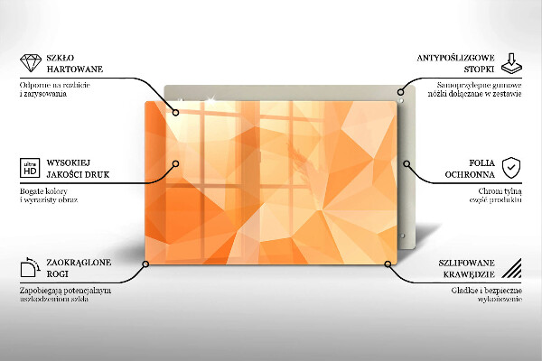 Kokkärlskydd elegant Geometrisk bakgrund