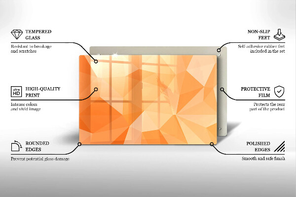 Kokkärlskydd elegant Geometrisk bakgrund