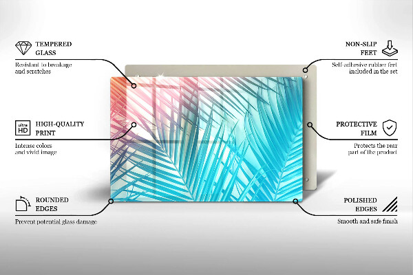 Glashällskydd elegant Pastellblad