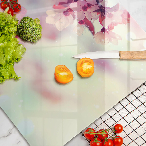 Spisskyddsplatta elegant Naturen äppelblommor