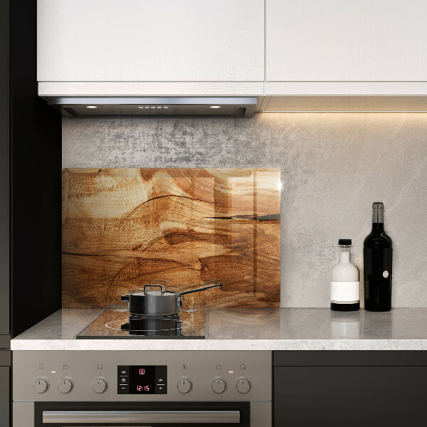 Spisskyddsplatta elegant Träskiva textur