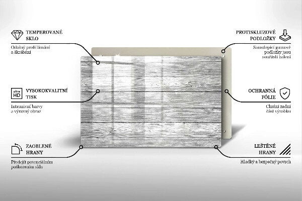 Spisskyddsplatta elegant Gamla träskivor