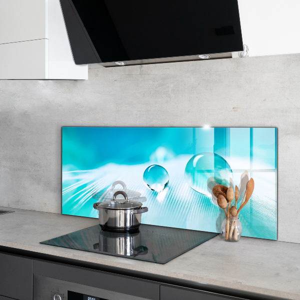 Stänkskydd kök Dagg på ömtålig fjäder