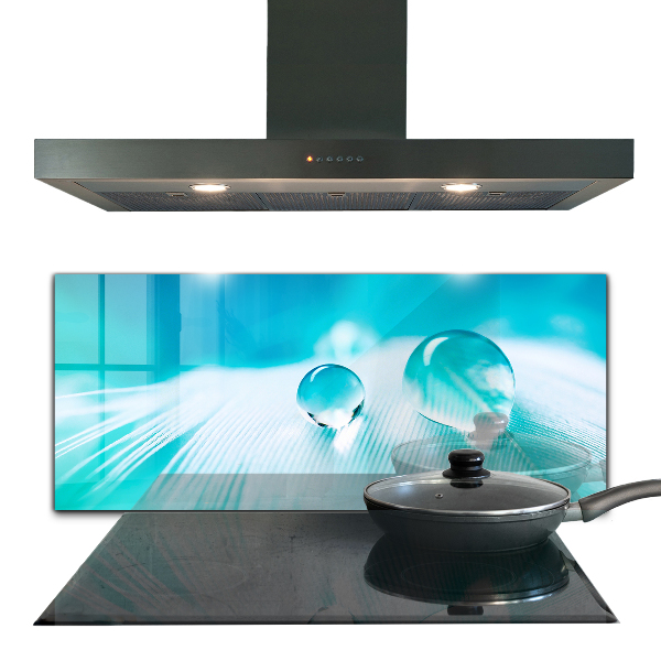 Stänkskydd kök Dagg på ömtålig fjäder