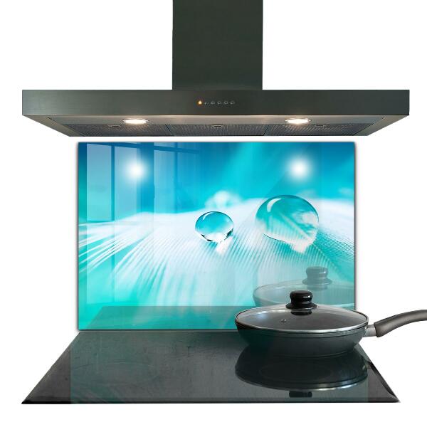 Stänkskydd kök Dagg på ömtålig fjäder