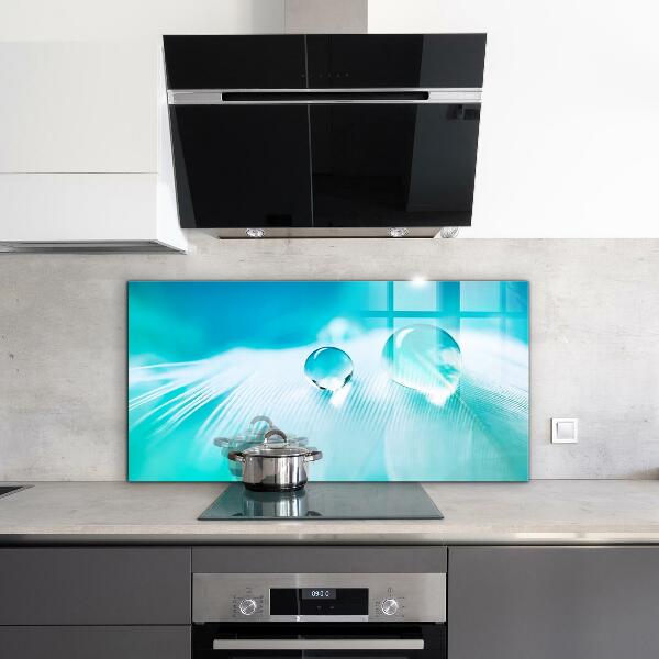 Stänkskydd kök Dagg på ömtålig fjäder