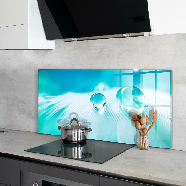 Stänkskydd kök Dagg på ömtålig fjäder