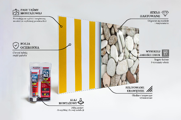 Stänkskydd kök Pebble beach